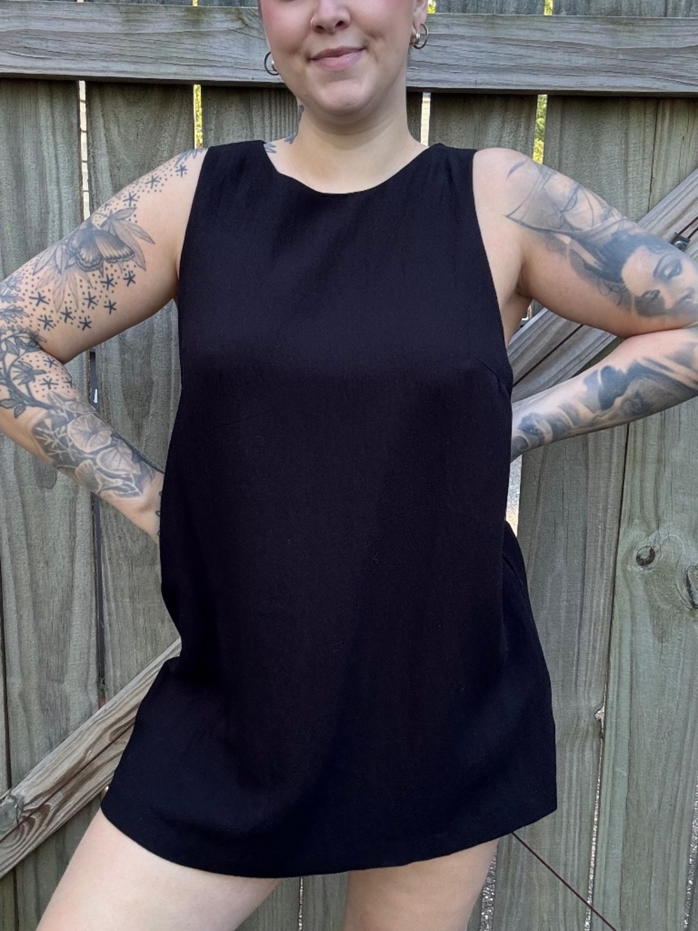 H&M Black Shift Dress